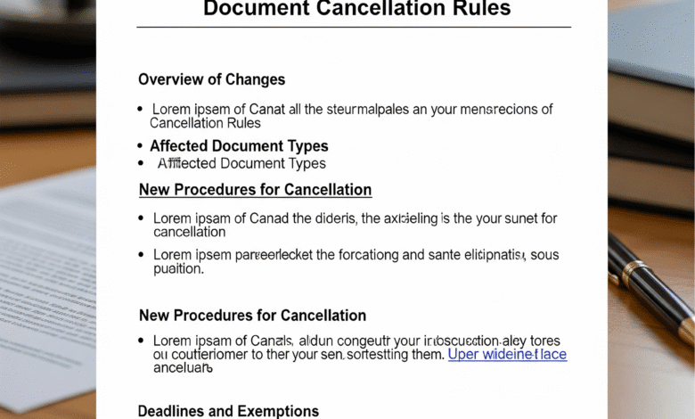 Canada Immigration: 2025 Document Cancellation Rules