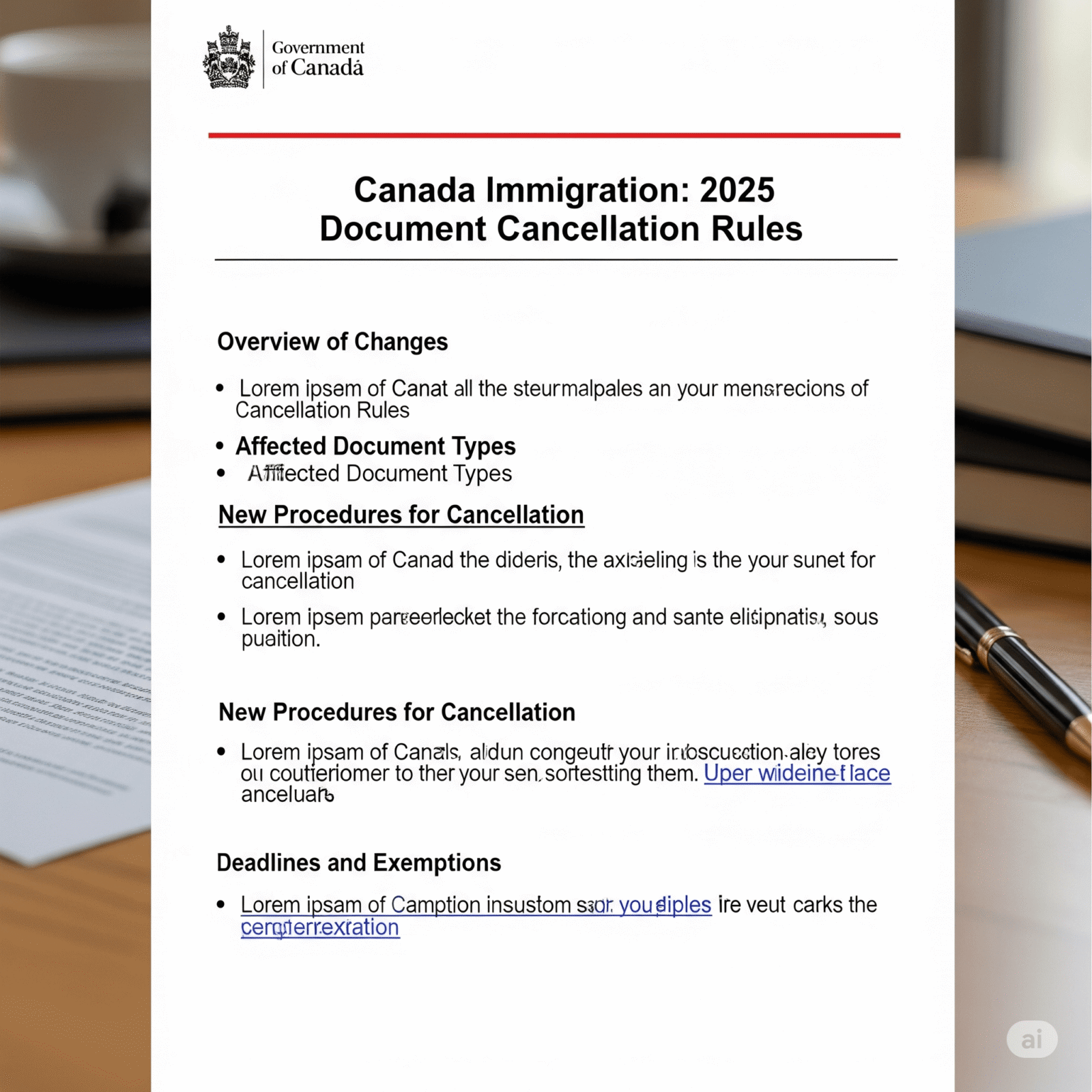Canada Immigration: 2025 Document Cancellation Rules