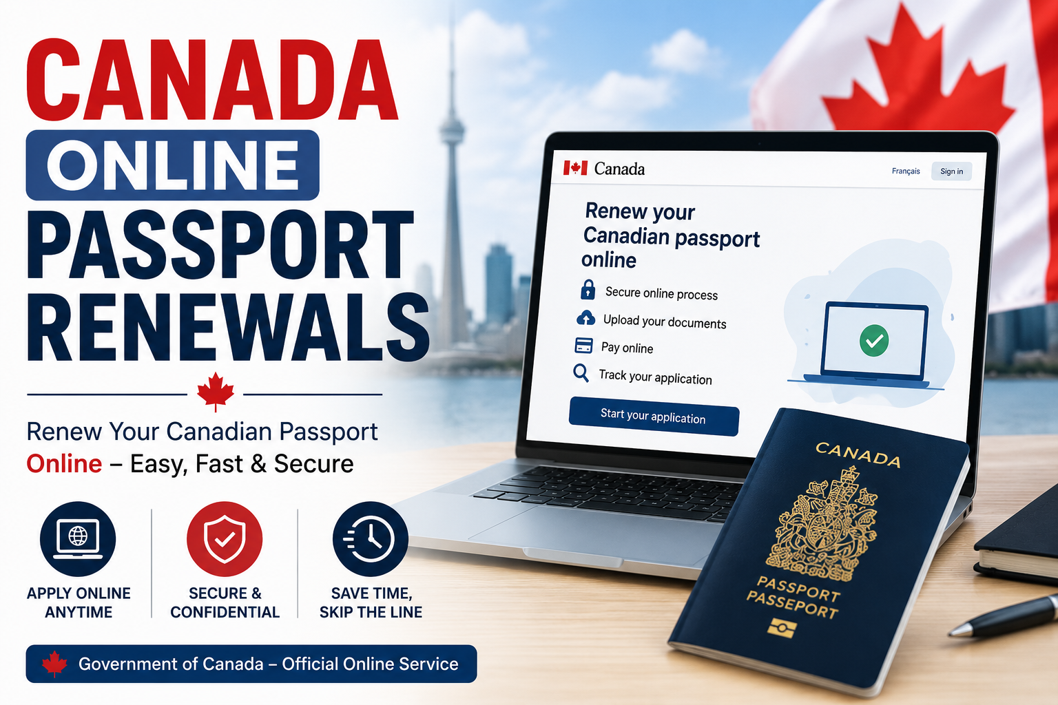 Canada Online Passport Renewals