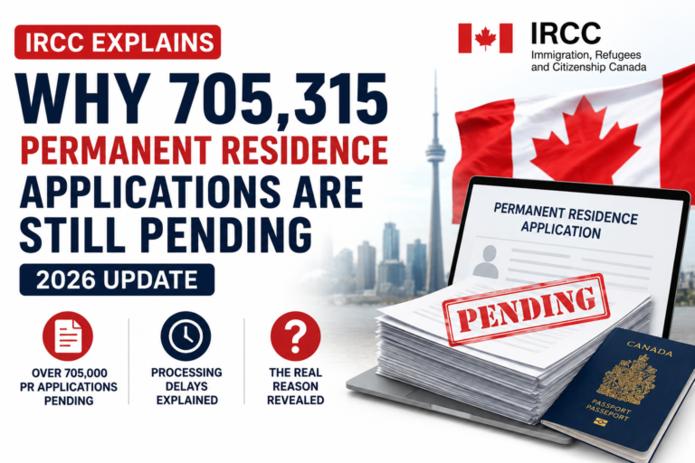 IRCC Reveals Why 705,315 Permanent Residence Applications Remain Unfinished