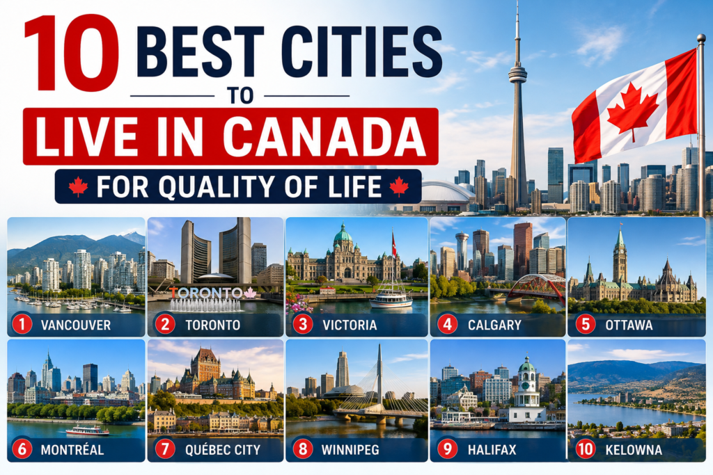 Best cities to live in Canada for quality of life in 2026