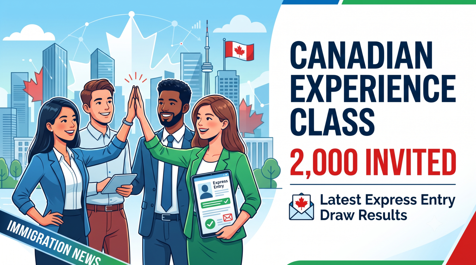 Canadian Experience Class candidates — Express Entry draw