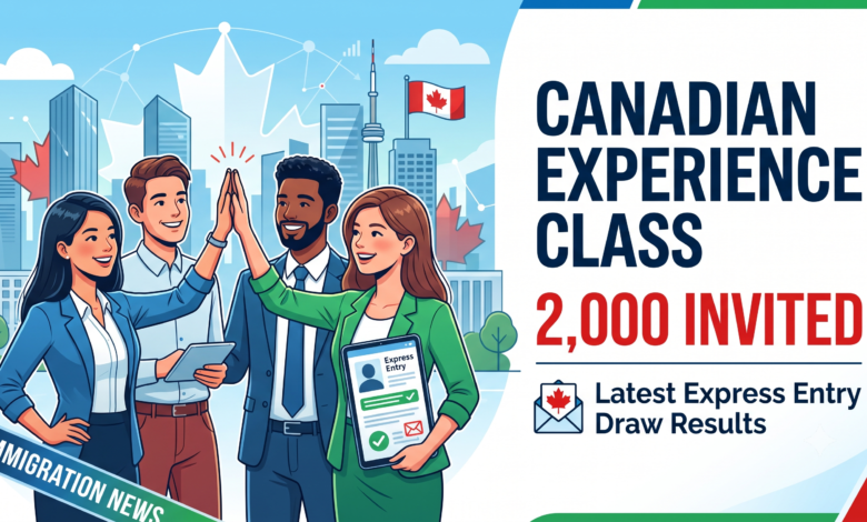Canadian Experience Class candidates — Express Entry draw