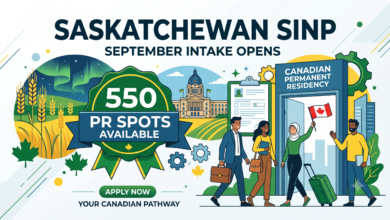 Saskatchewan SINP September intake opens with 550 PR spots